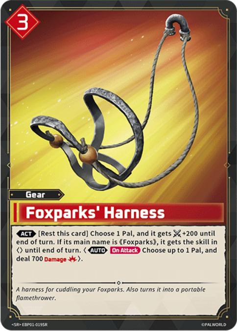Foxparks' Harness - EBP01-019SR