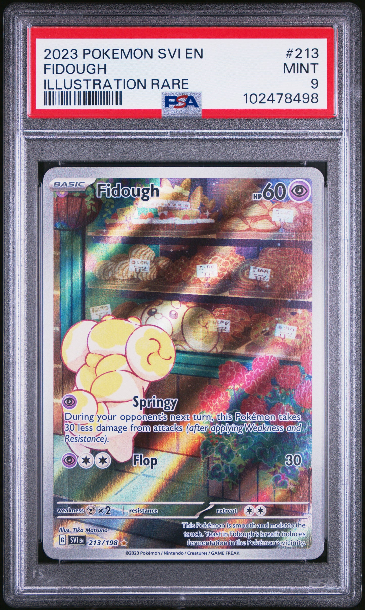 PSA9 Fidough Illustration Rare (SVI - 213/198)