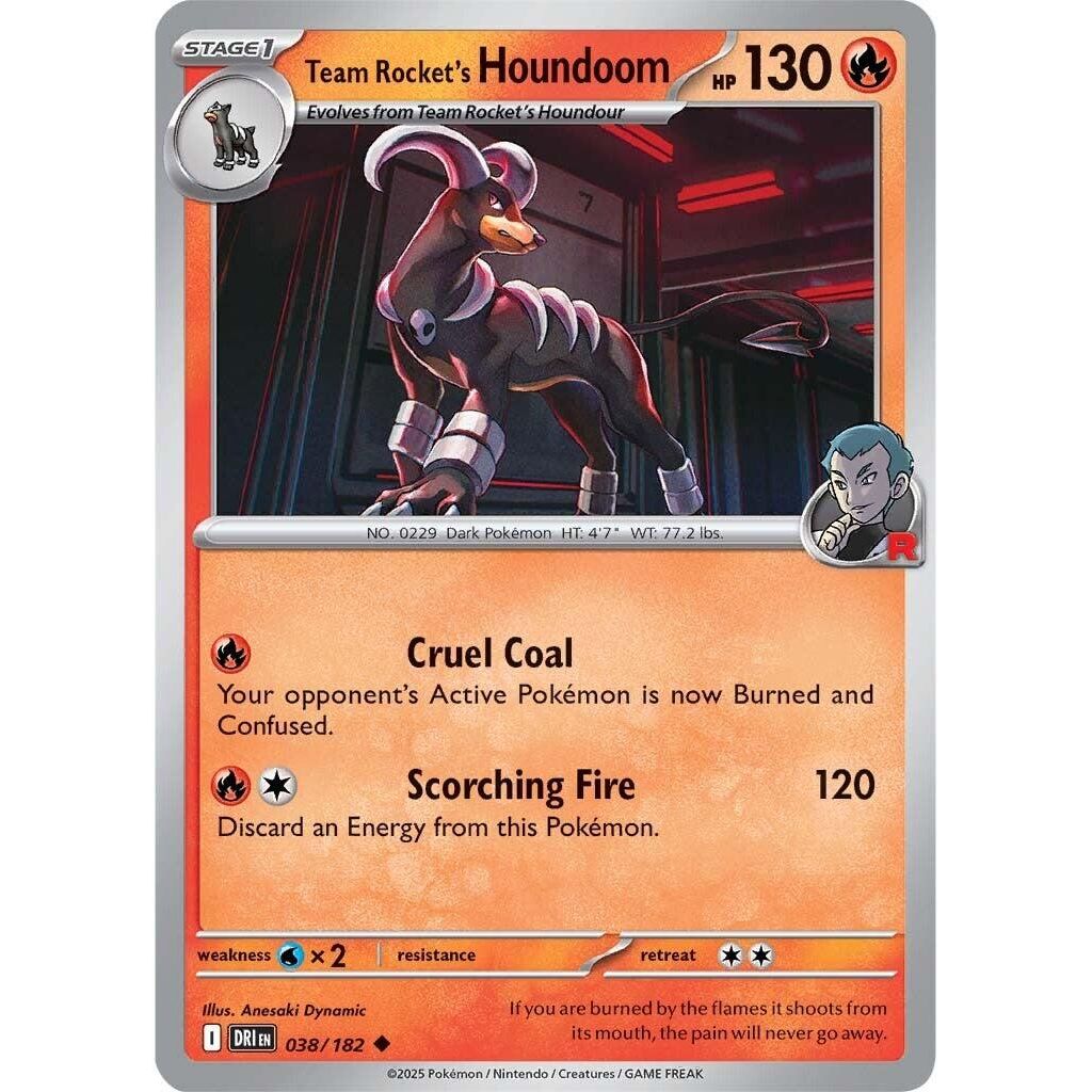 Team Rocket's Houndoom - 038/182
