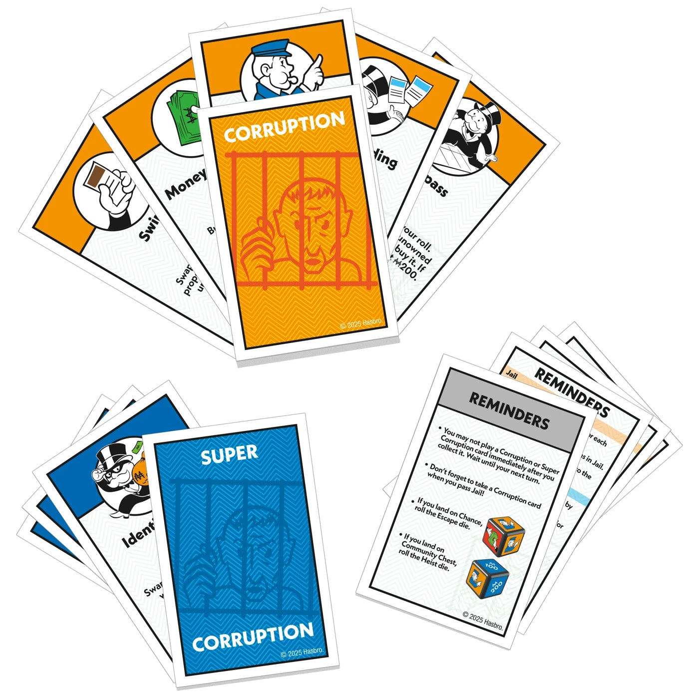 Monopoly Expansion 'Go To Jail' cards