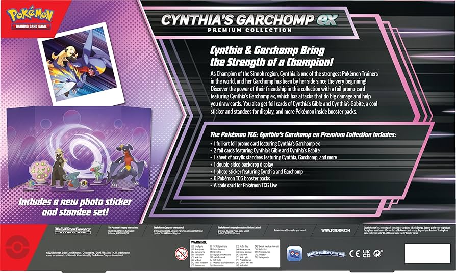 POKEMON TCG Cynthia's Garchomp ex Premium Collection