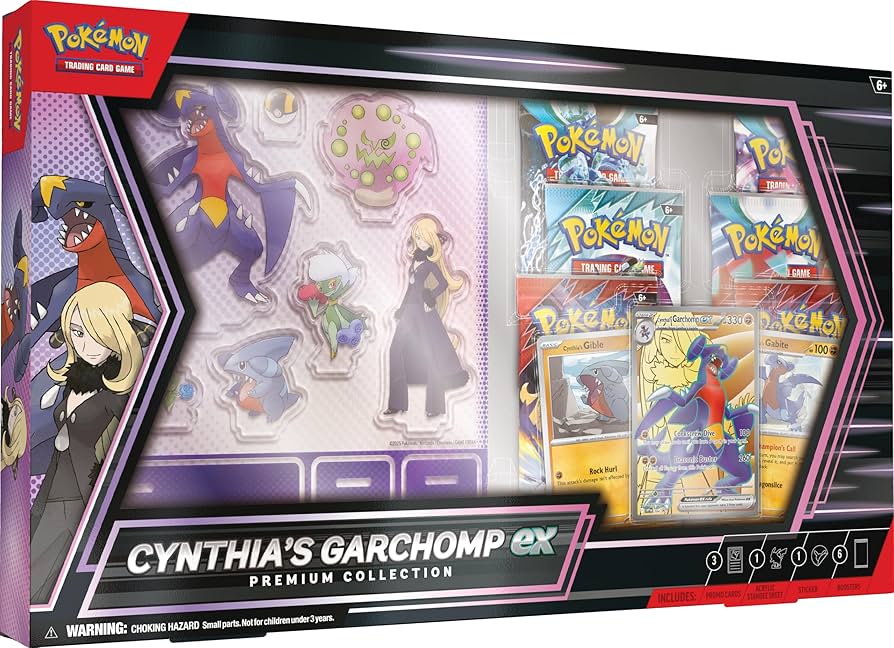 POKEMON TCG Cynthia's Garchomp ex Premium Collection