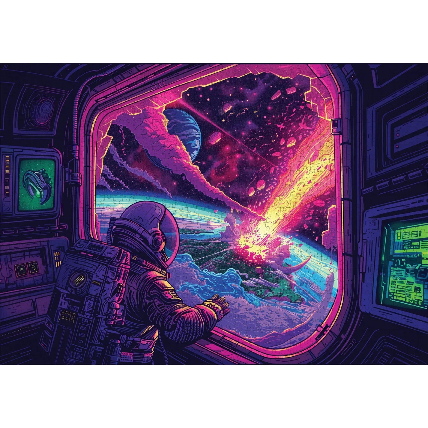 Cosmic Collision 1000 pce Jigsaw Puzzle