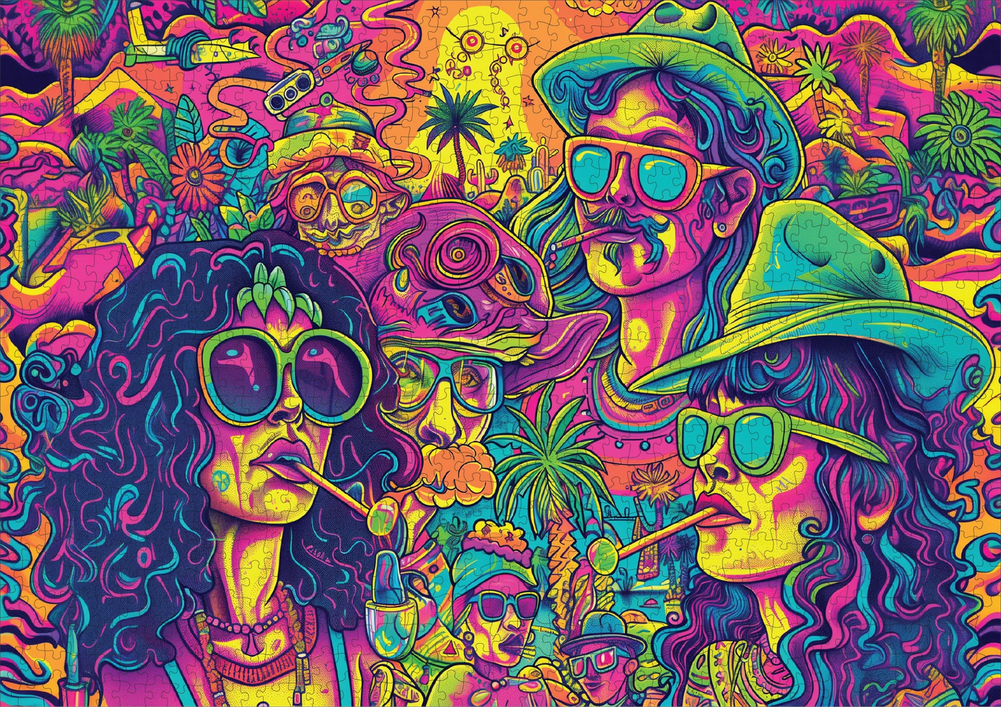 Groovy Gathering 1000 pce Jigsaw Puzzle