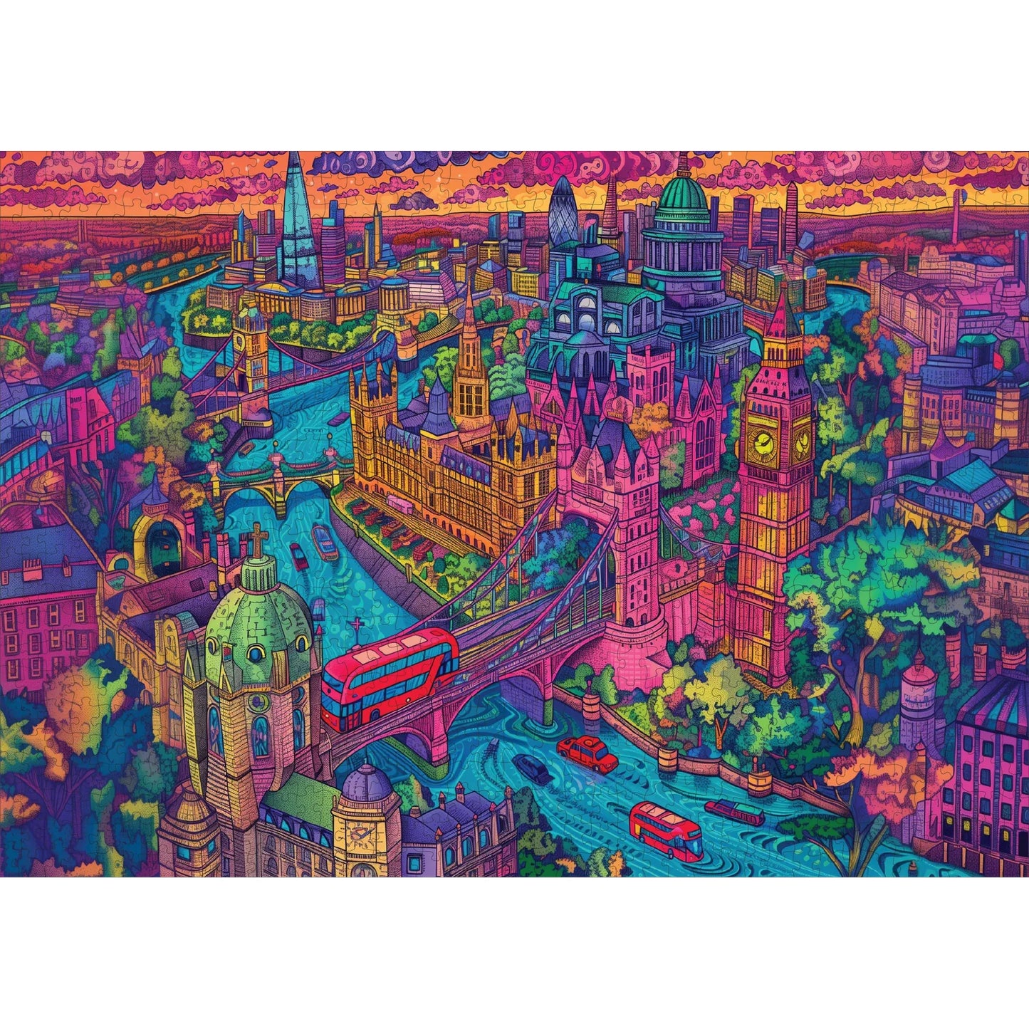 London Lights 1000 pce Jigsaw Puzzle