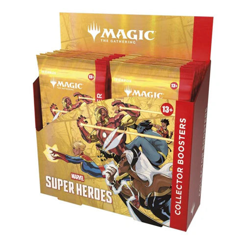 Magic Marvel Super Heroes Collector Booster Box on a white background