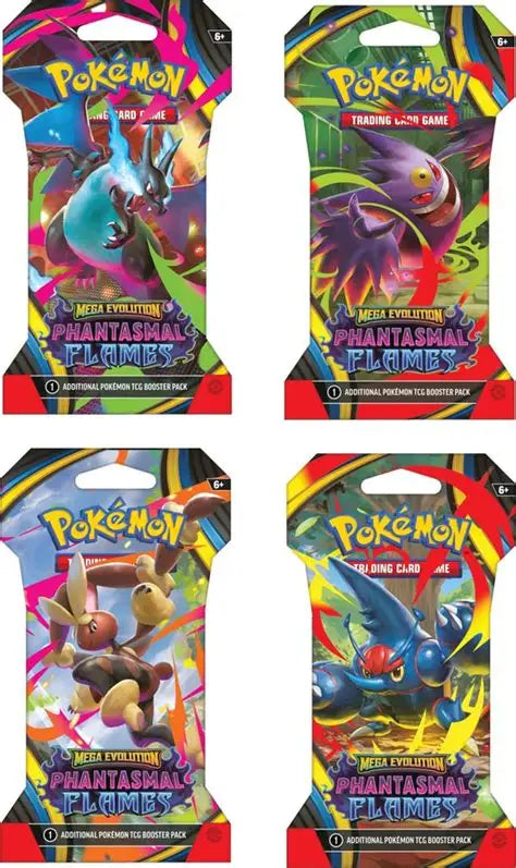 Pokemon TCG Mega Evolution Phantasmal Flames Single Booster Pack