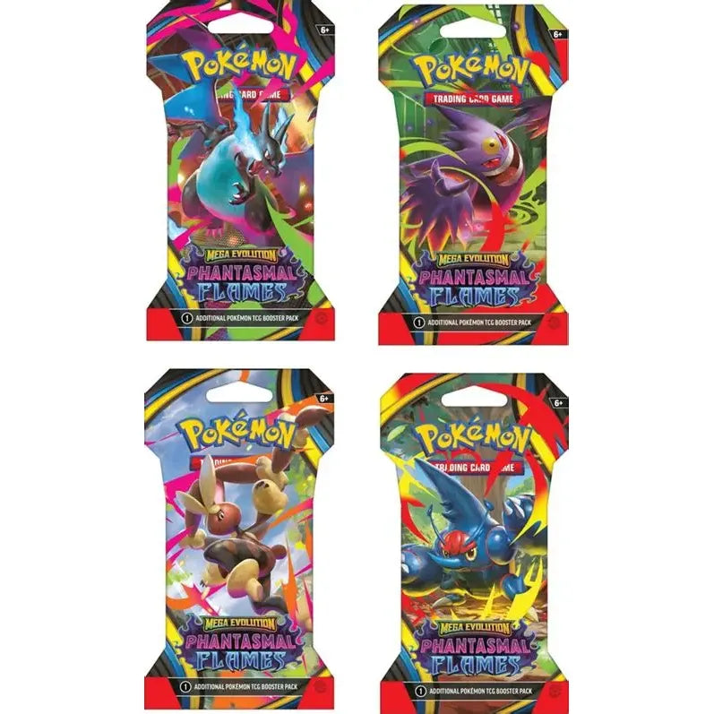 Pokemon TCG Mega Evolution Phantasmal Flames Single Booster Pack