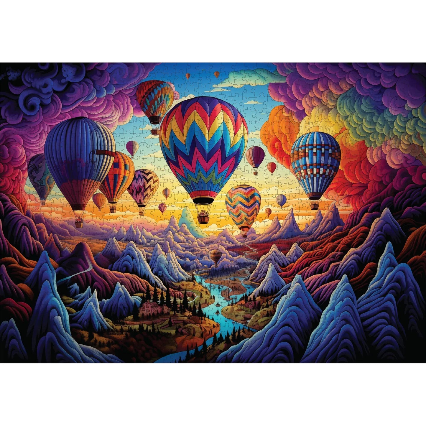 Rainbow Ride 1000 pce Jigsaw Puzzle