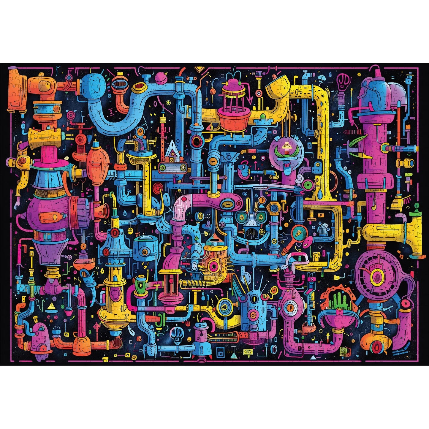 Sci-Fi Sewer 1000 pce Jigsaw Puzzle