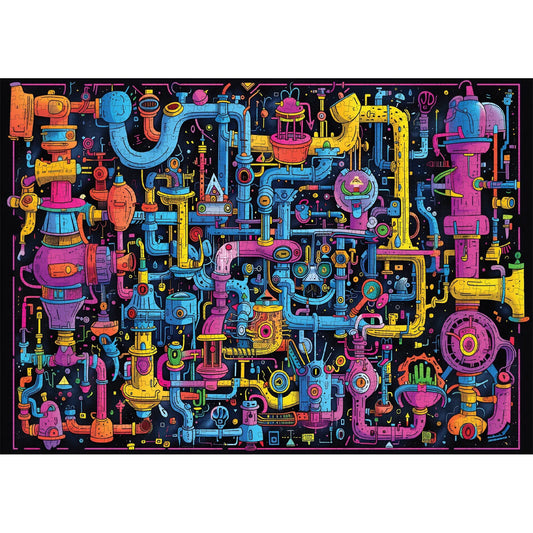 Sci-Fi Sewer 1000 pce Jigsaw Puzzle