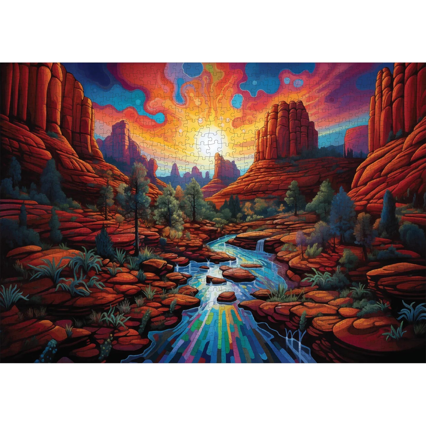Sedona Sunset 1000 pce Jigsaw Puzzle