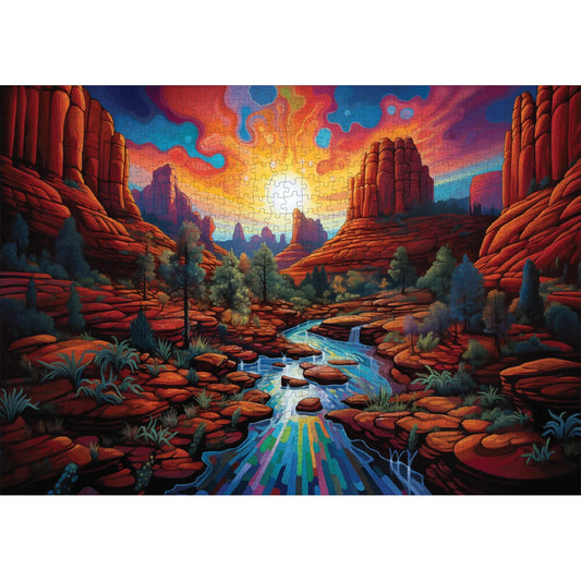 Sedona Sunset 1000 pce Jigsaw Puzzle