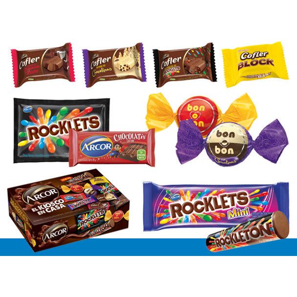 Enjoy Twice as Sweet’s Arcor Chocolate Assortment 246g from Argentina—a perfect chocolate gift pack for any occasion.