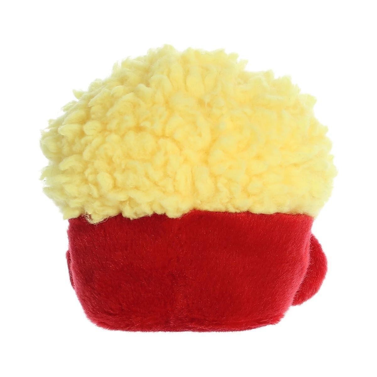 Snuggle up for your next film night with the Palm Pal Butters Popcorn plush toy by Twice as Sweet—a soft, popcorn-shaped plush perfect for movie marathons. Shown against a white background.