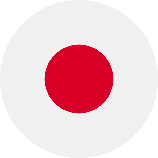 A white circle with a solid red circle in the center, resembling the flag of Japan.