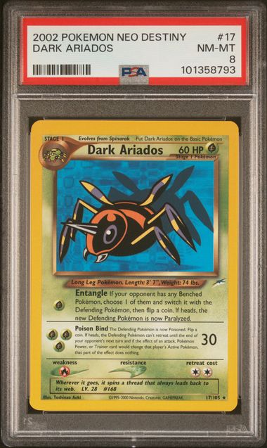 PSA8 Dark Ariados (N4 - 17/105)