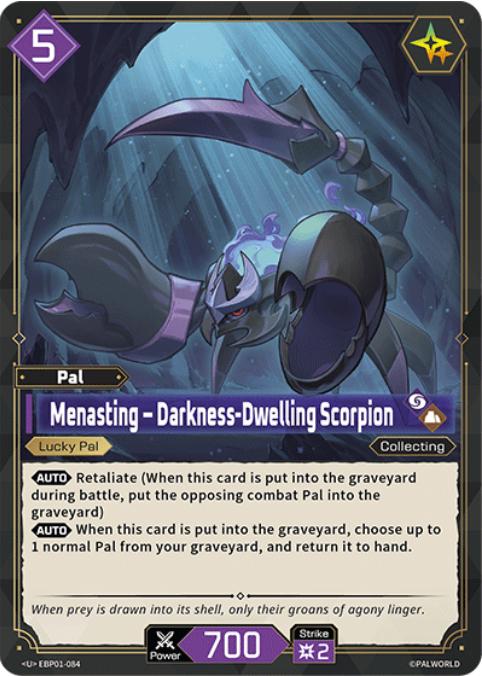 Menasting - Darkness-Dwelling Scorpion - EBP01-084