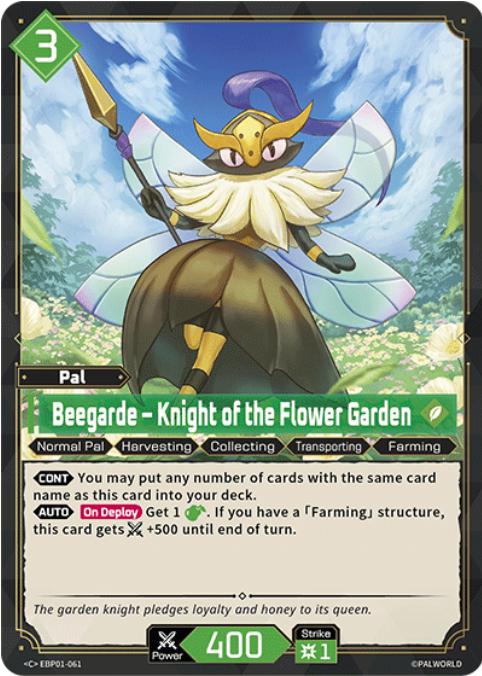Beegarde - Knight Of The Flower Garden - EBP01-061