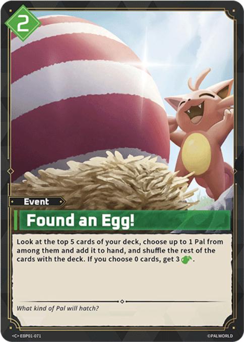 Found An Egg - EBP01-071