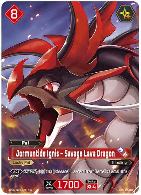 Jormuntide Ignis - Savage Lava Dragon - EBP01-001OSR
