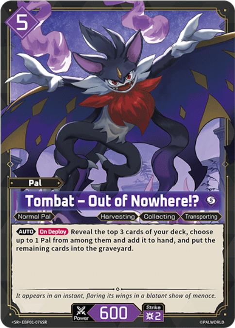 Tombat - Out Of Nowhere - EBP01-076SR