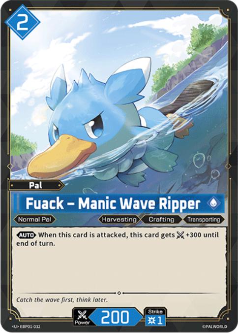 Fuack - Manic Wave Ripper - EBP01-032
