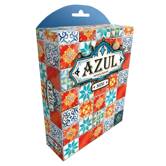 Azul Mini game box with colorful pattern on a white background