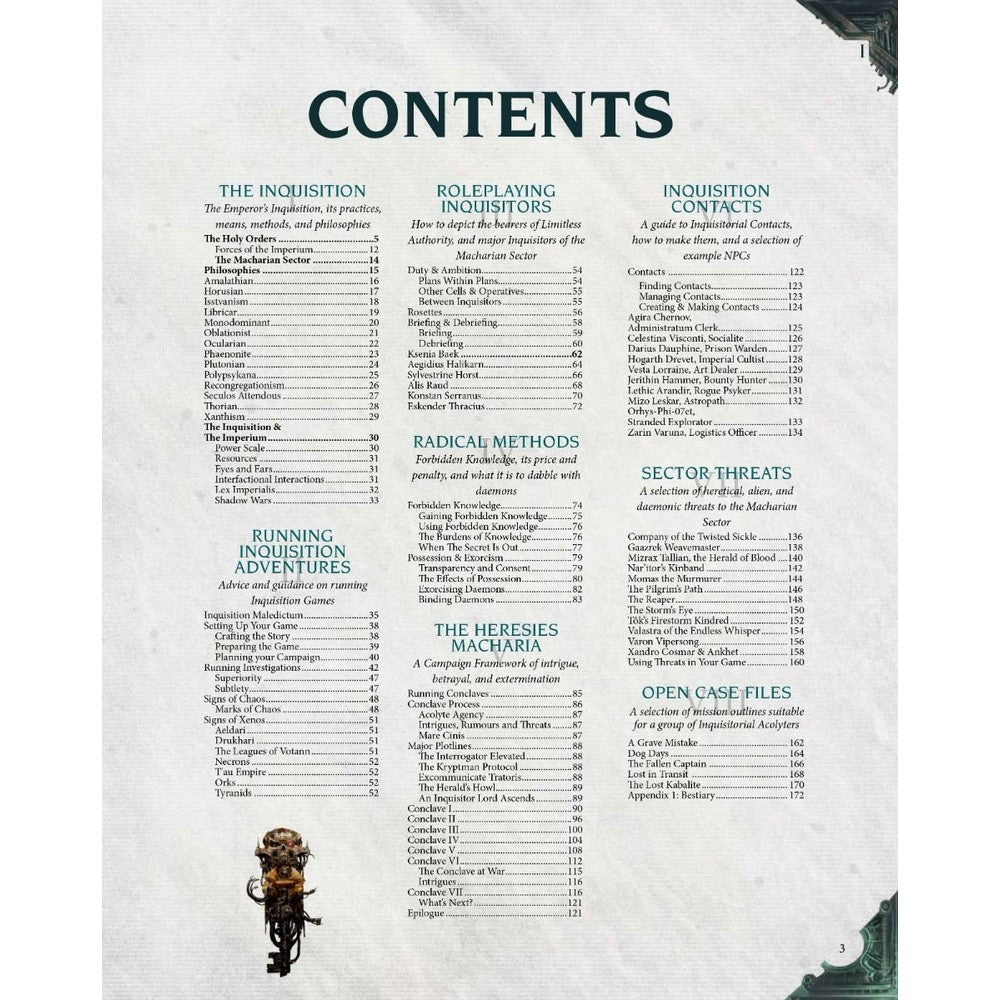 Warhammer 40k RPG Imperium Maledictum Inquisition GMs Guide