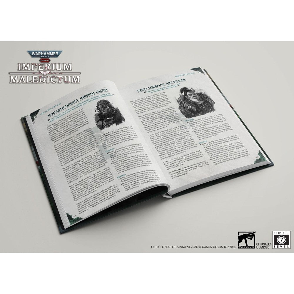Warhammer 40k RPG Imperium Maledictum Inquisition GMs Guide