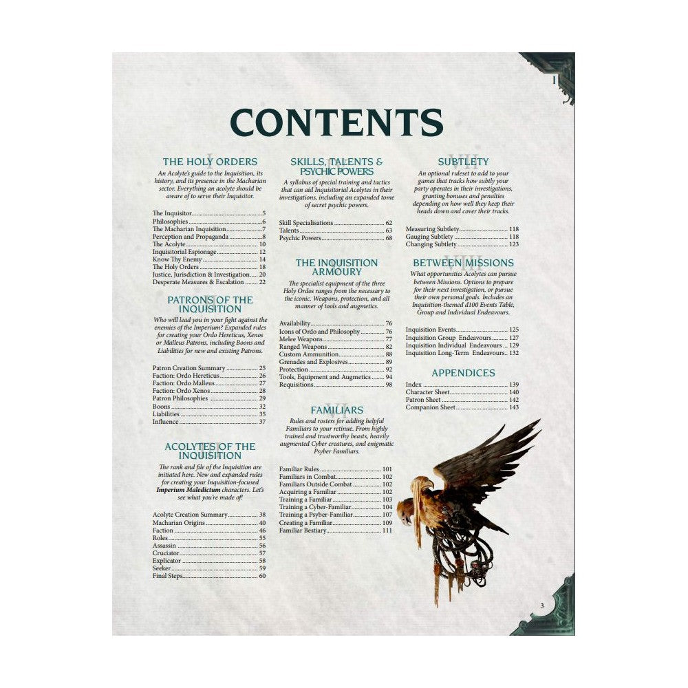Warhammer 40k RPG Imperium Maledictum Inquisition Players Guide