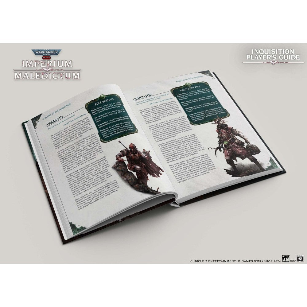 Warhammer 40k RPG Imperium Maledictum Inquisition Players Guide