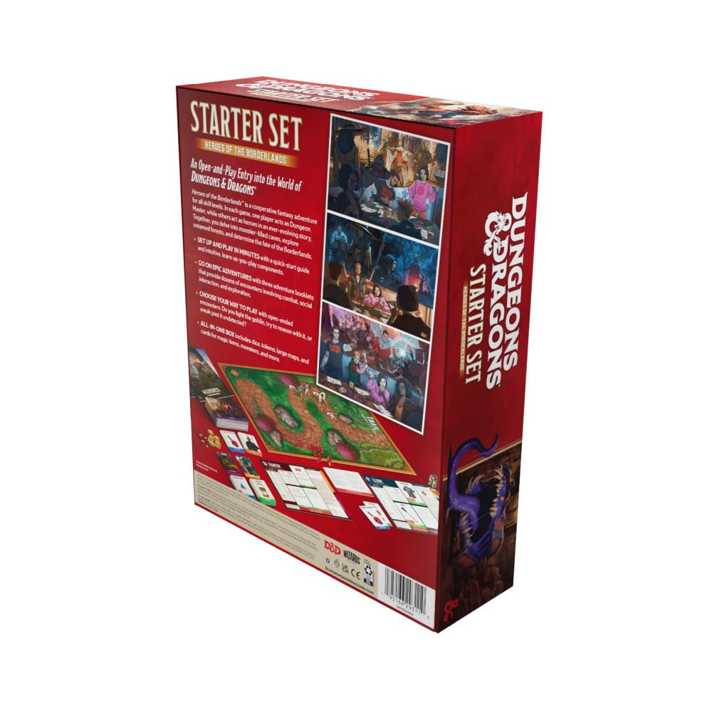 Dungeons & Dragons Starter Set packaging on a white background