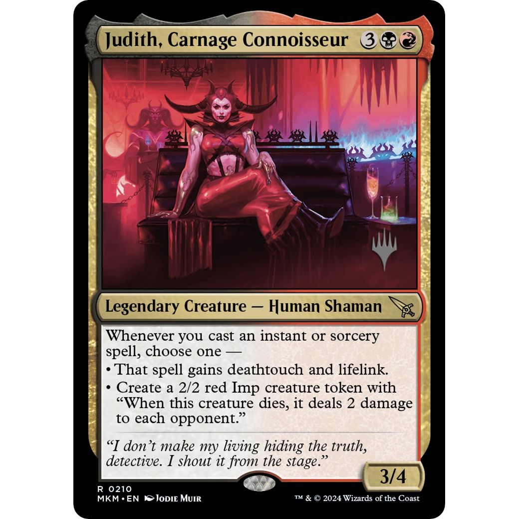 Judith, Carnage Connoisseur