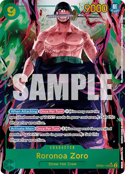Roronoa Zoro (Alternate Art) [OP06 - OP06-118]