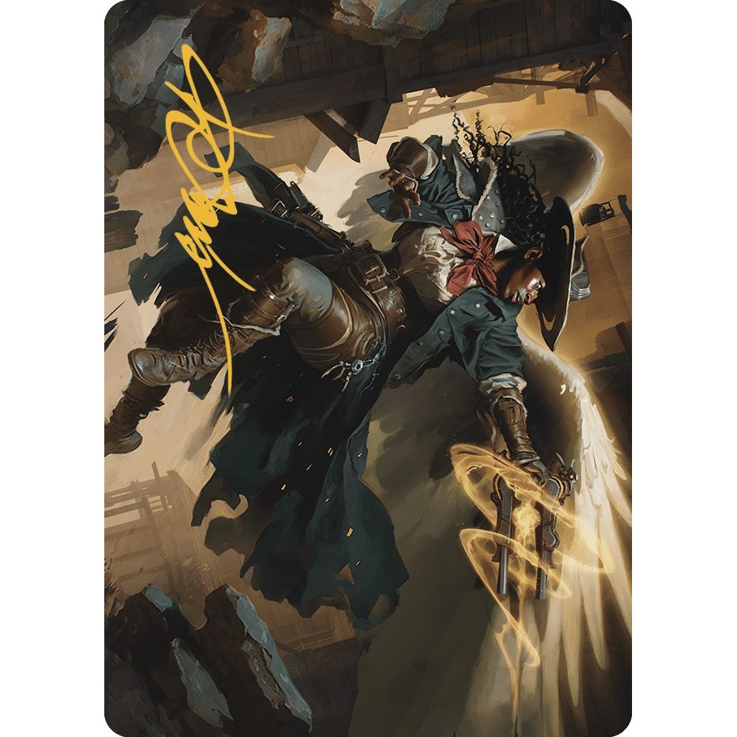 Archangel of Tithes Art Card (Gold-Stamped Signature)