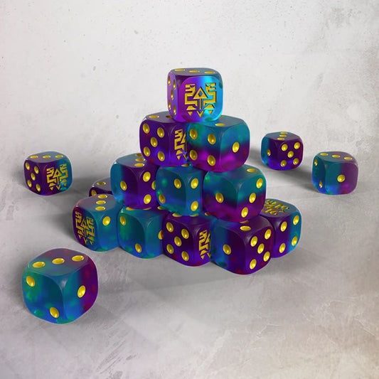 One Page Rules Grimdark Future Saurian Starhost Resin Dice Set (20)