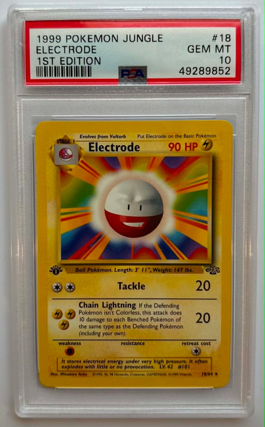 PSA10 Electrode 1st Edition (JU - 18/64)