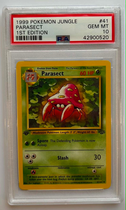 PSA10 Parasect 1st Edition (JU - 41/64)