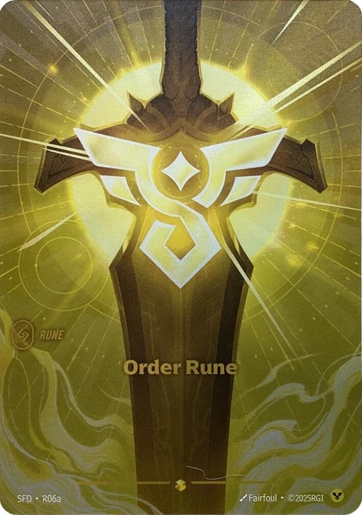 Order Rune (R06a)