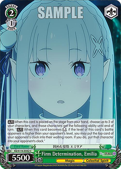 Firm Determination, Emilia