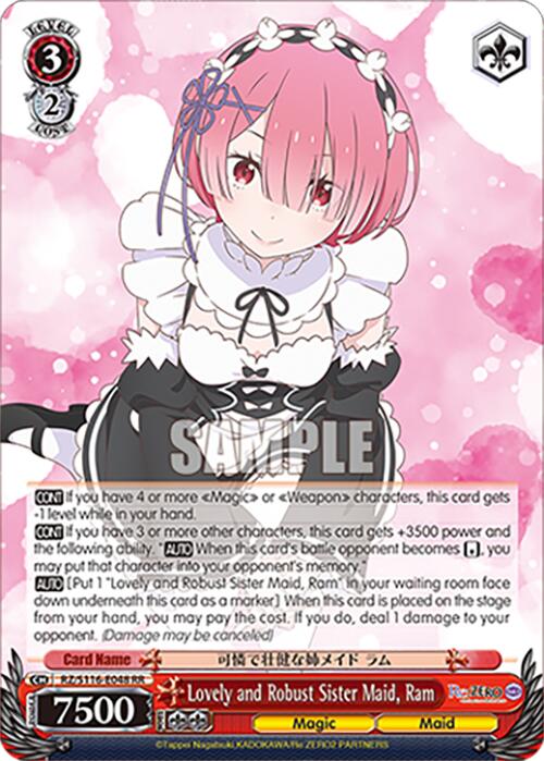 Lovely and Robust Sister Maid, Ram