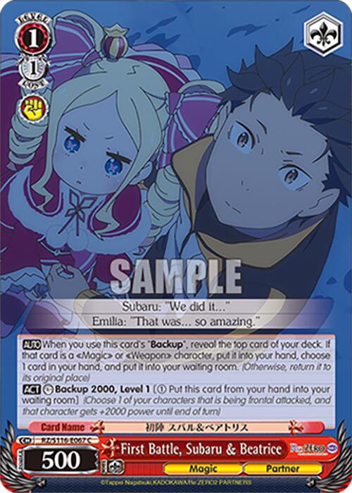 First Battle, Subaru & Beatrice