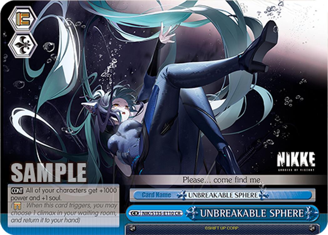 UNBREAKABLE SPHERE