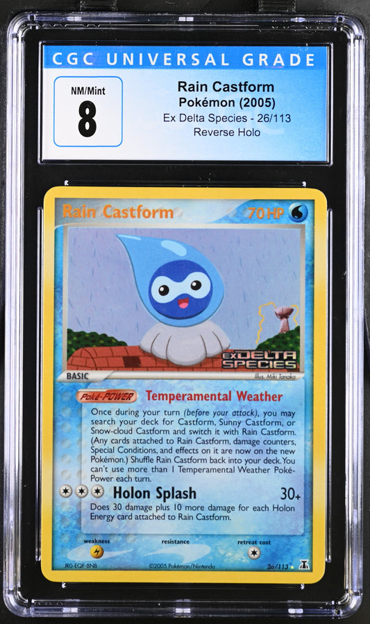 CGC8 Rain Castform Reverse Holo [DS - 026/113]