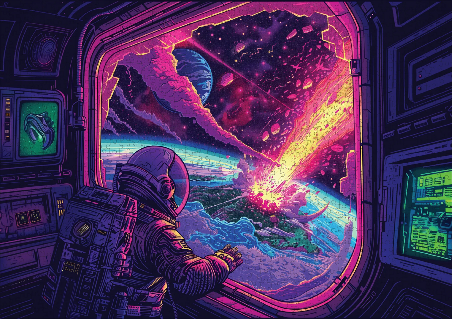 Cosmic Collision 1000 pce Jigsaw Puzzle