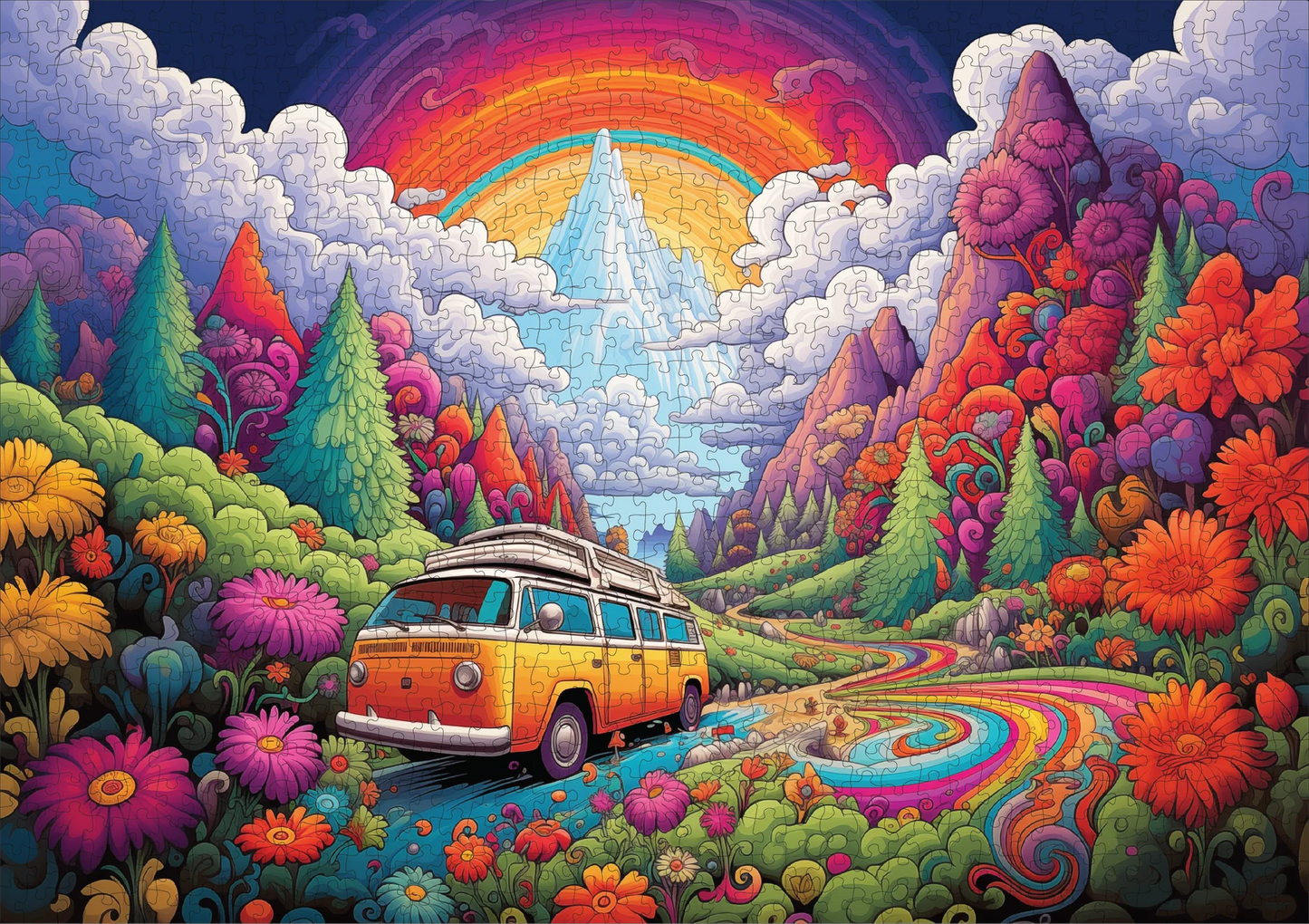 Happy Highway 1000 pce Jigsaw Puzzle