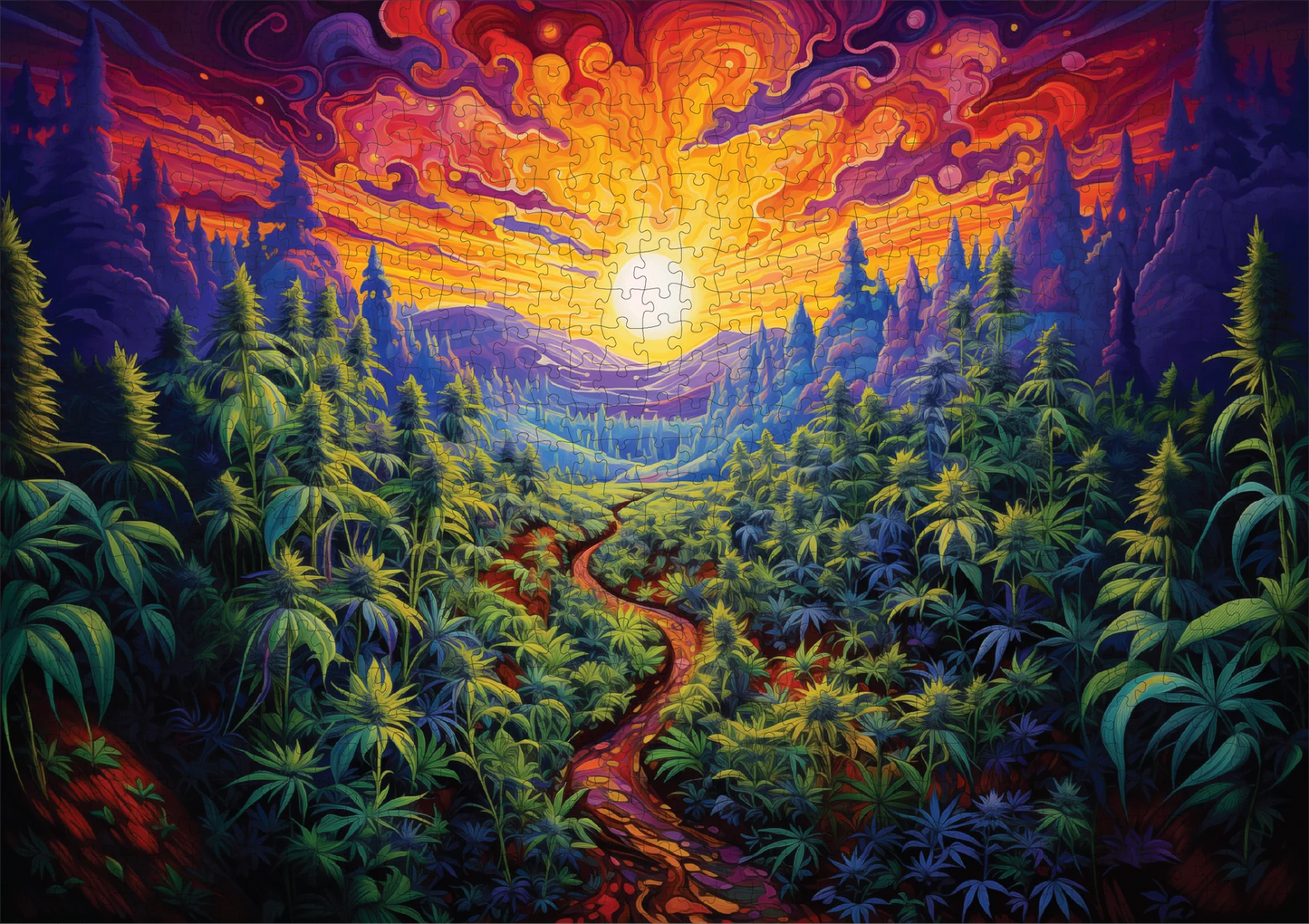 Kaleidokush 1000 pce Jigsaw Puzzle
