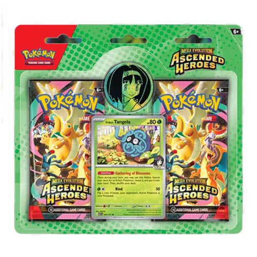Pokemon TCG: Mega Evolution Ascended Heroes Collection Erika/Larry