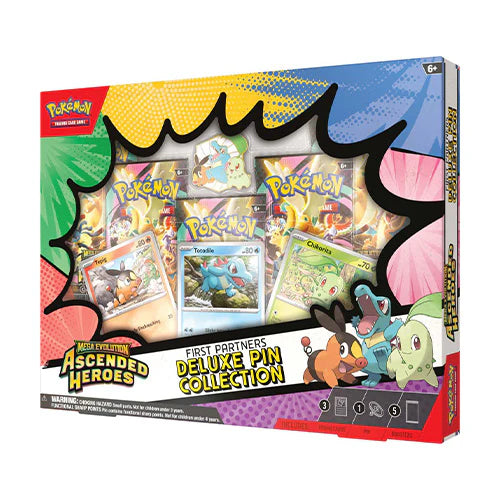 Pokemon TCG: Ascended Heroes First Partners Deluxe Pin Collection